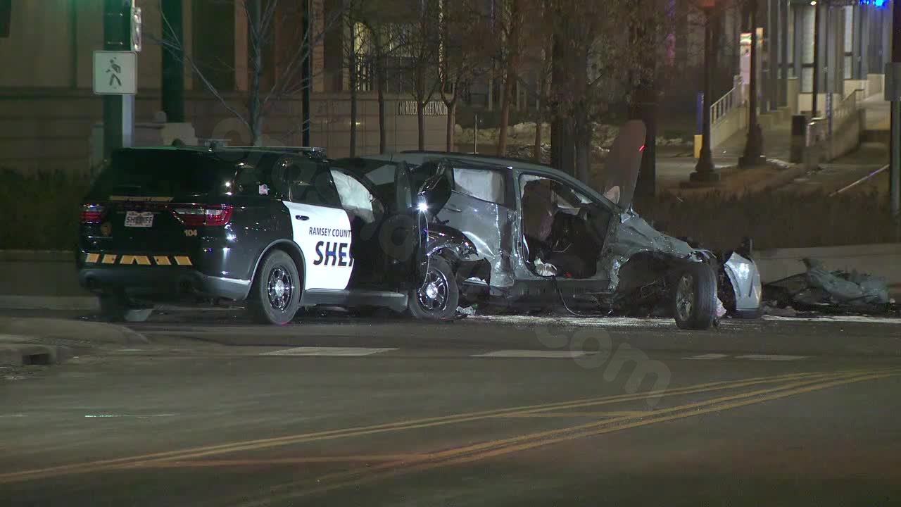 Ramsey Co deputy responding to call collides with vehicle, killing driver
