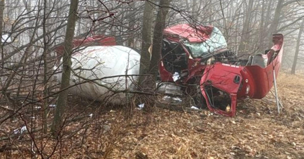 Truck crash, propane leak cause road closures in Stearns County