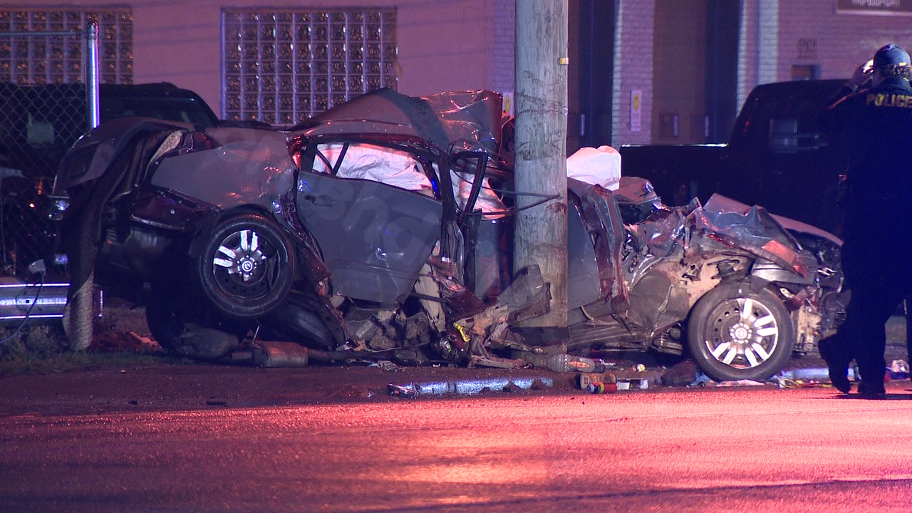 Two found dead at crash scene, police seek witnesses
