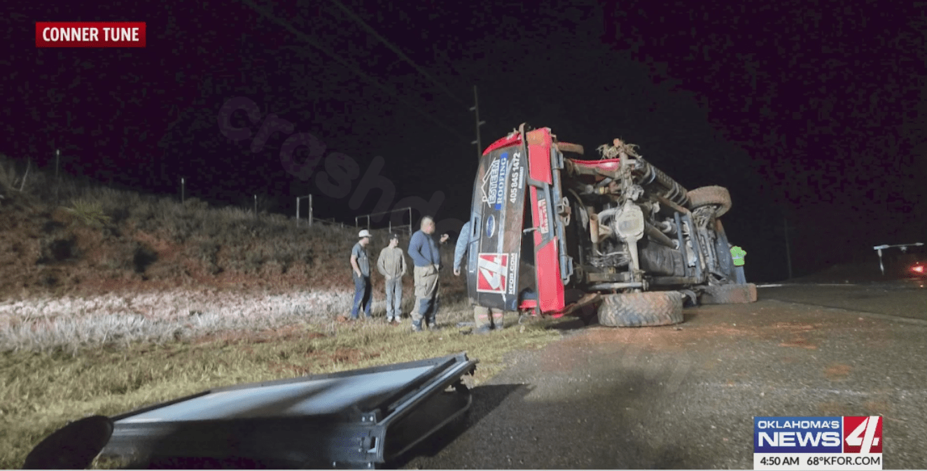 KFOR 4Warn Storm trackers injured in crash during tornadic storms