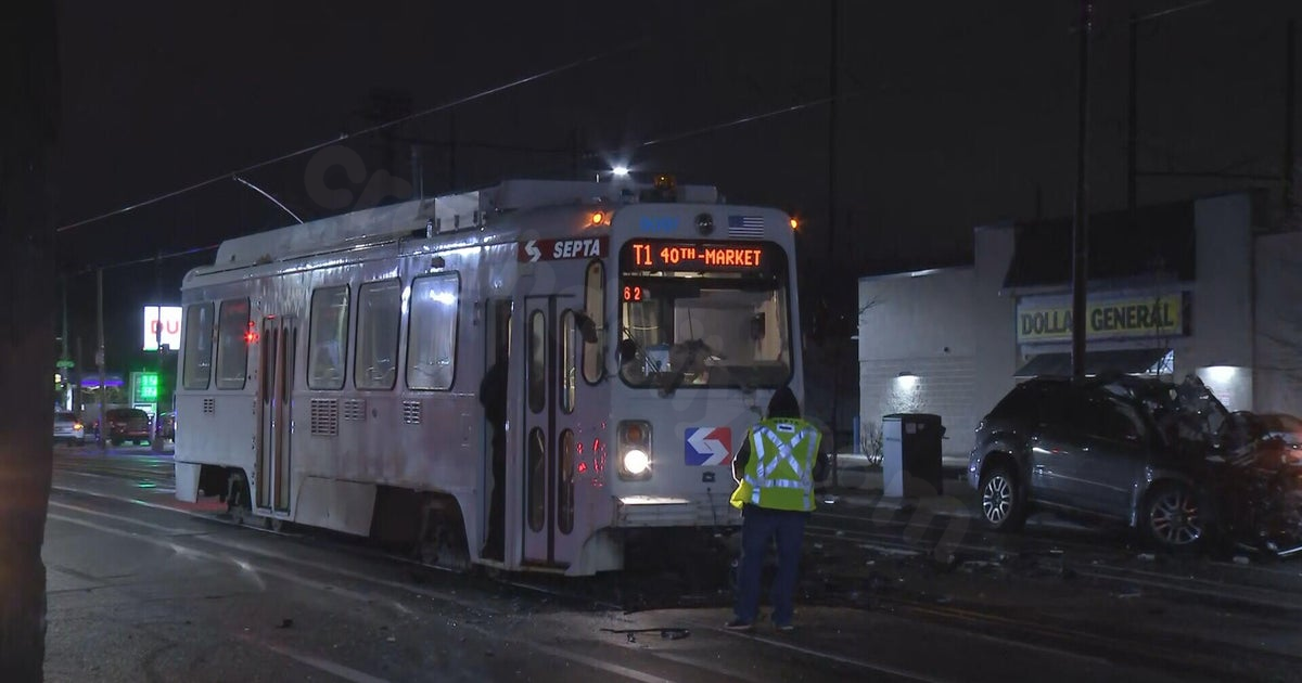 Man dead, two others injured after SEPTA Trolley and SUV collide in West Philadelphia
