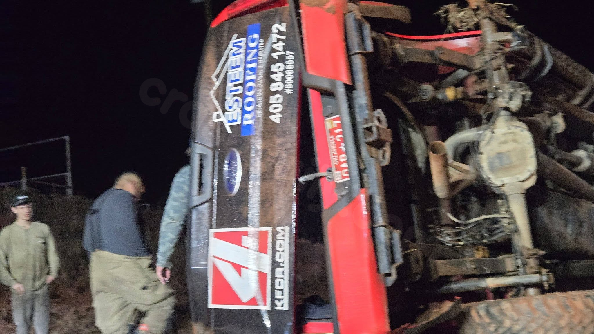 Good Samaritan aids storm trackers after rollover accident
