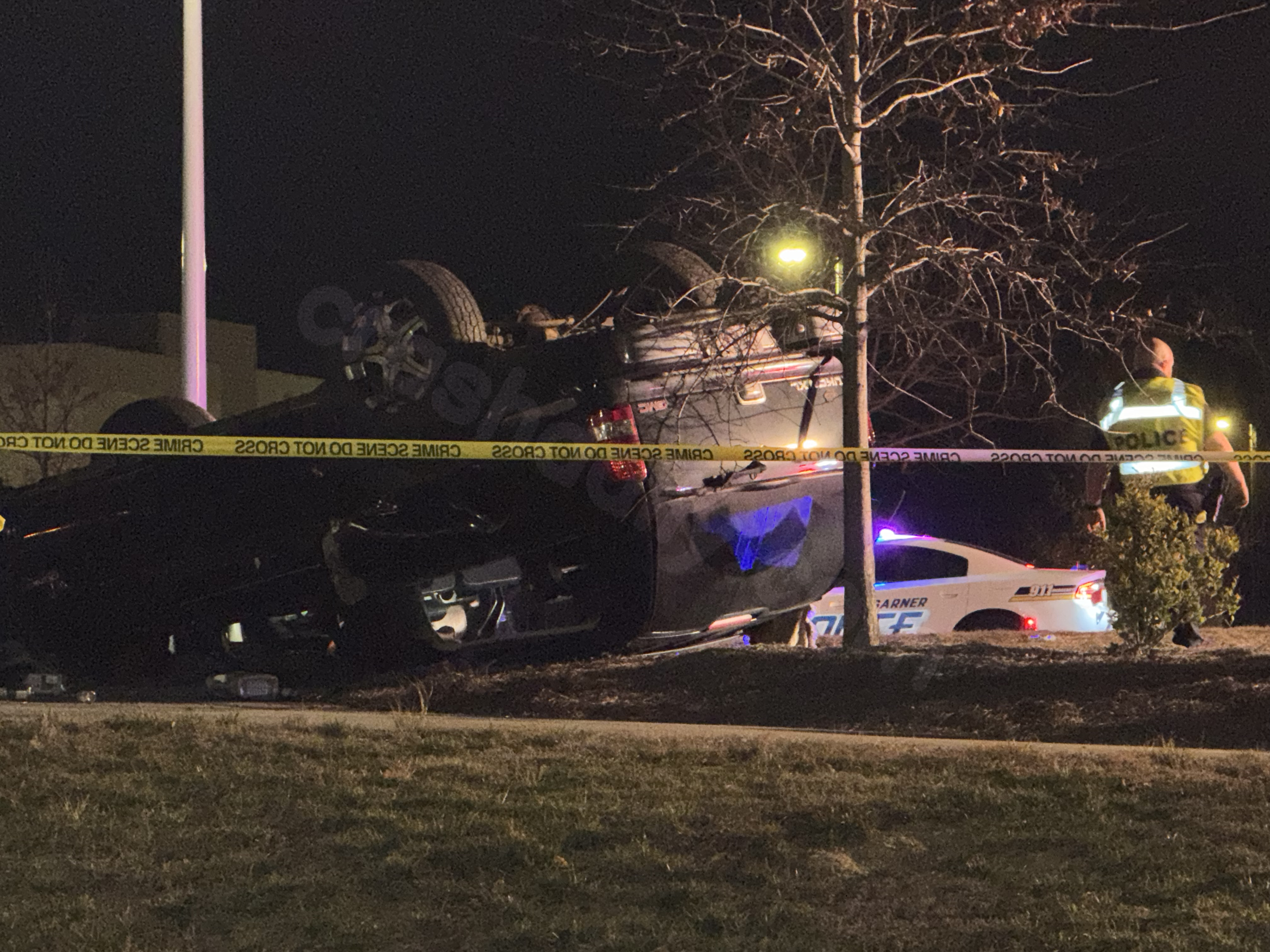 Impaired driver charged in SUV rollover crash near Amazon in Garner; 4 injured, police say