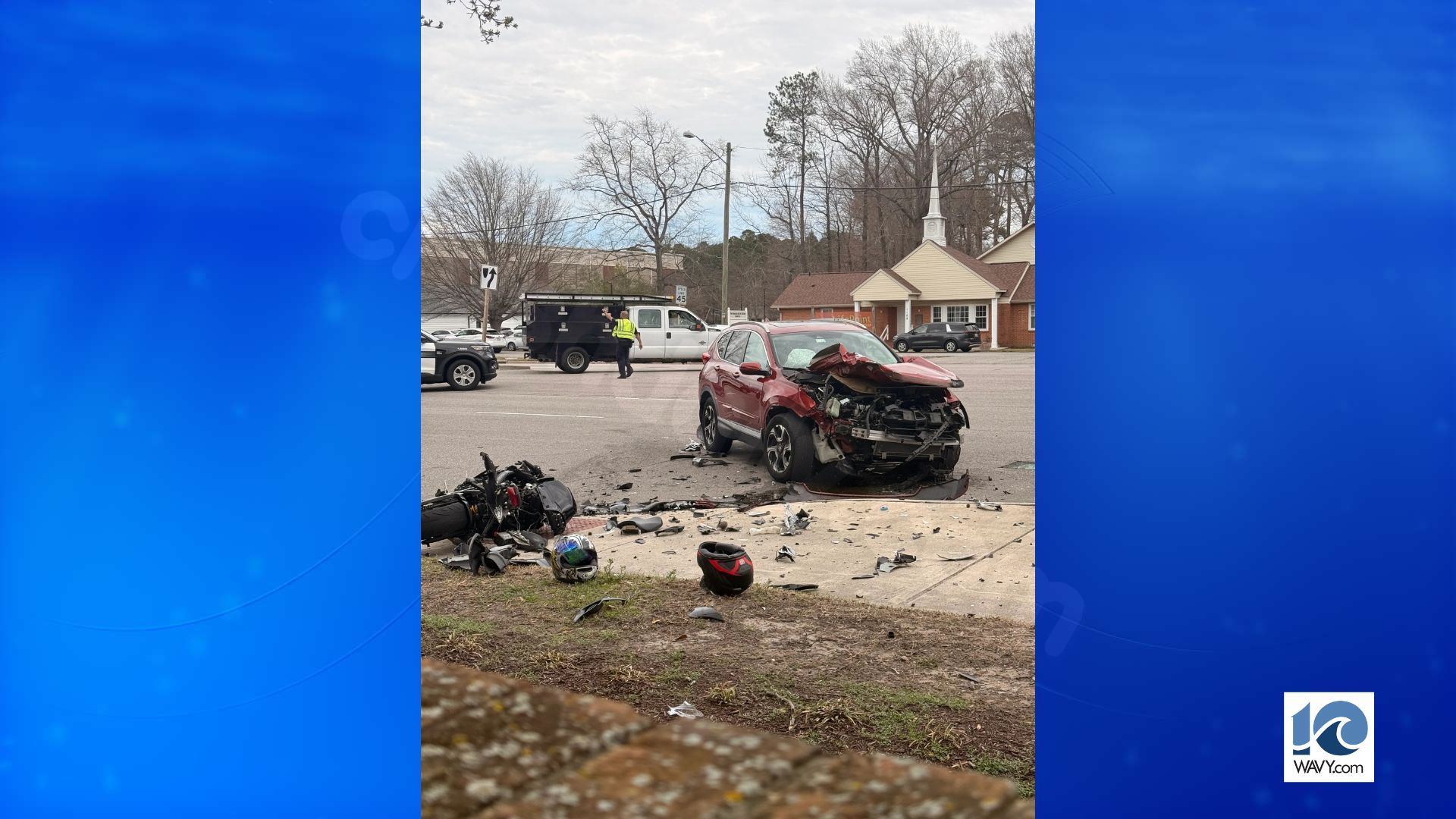 Motorcyclist dies in Chesapeake collision with vehicle