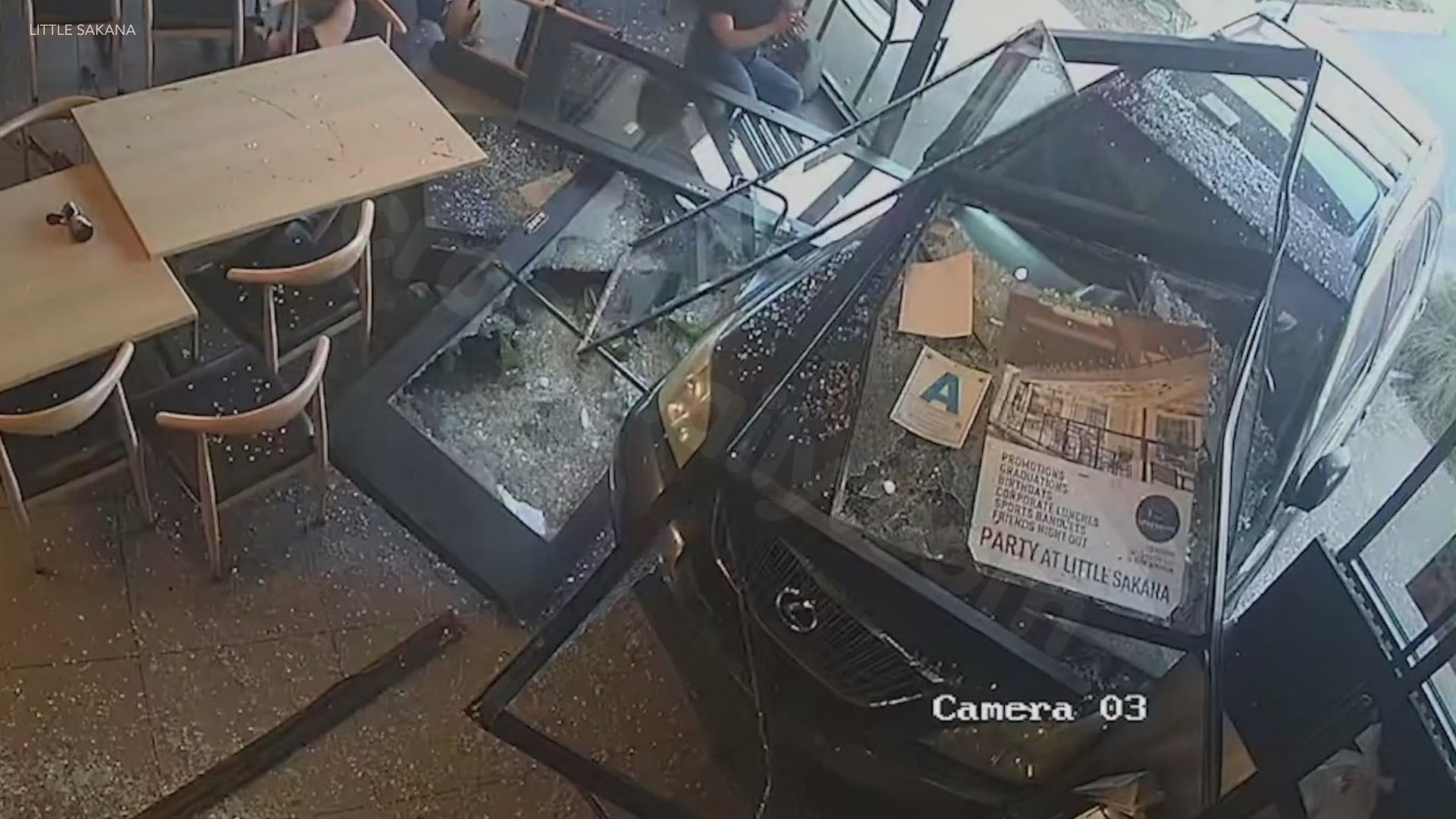 VIDEO: 70-year-old man crashes car into Southern California sushi restaurant