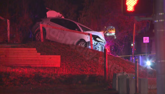 Speeding Car Goes Airborne Before Fatal Crash in Indy