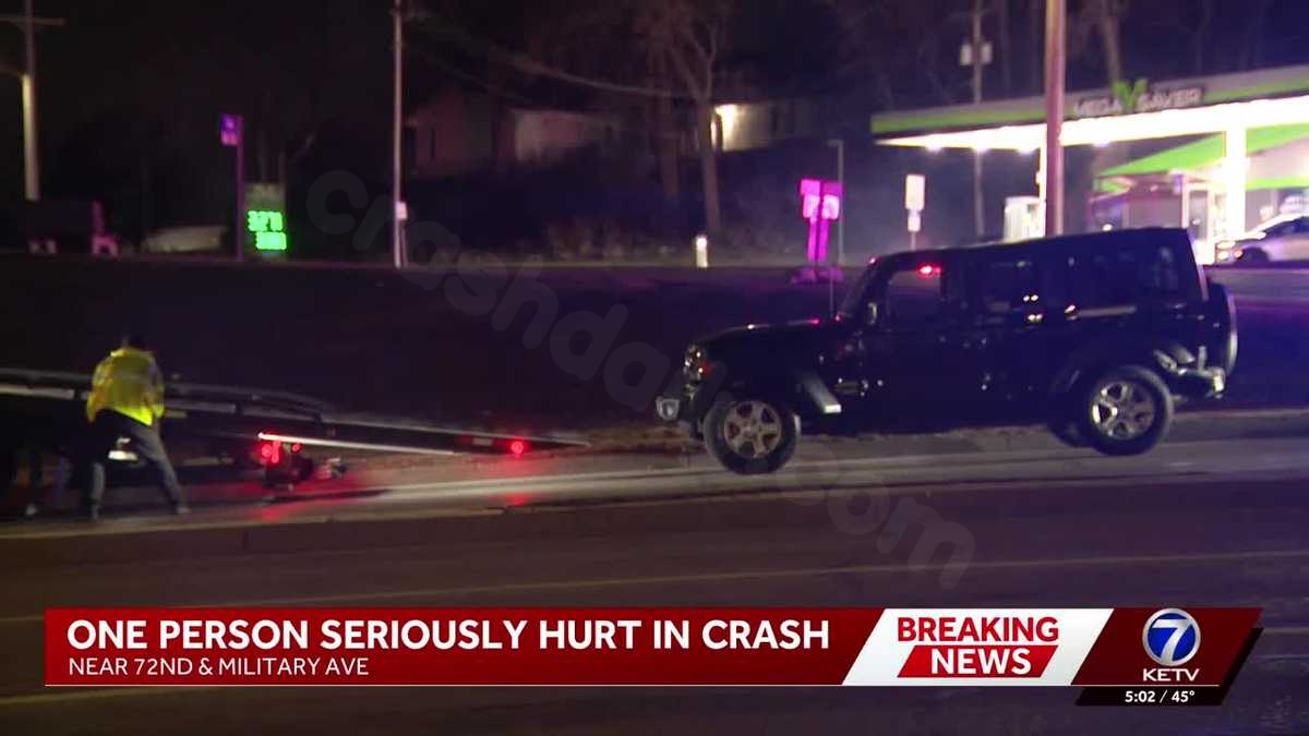 Two people seriously injured in Sunday crash