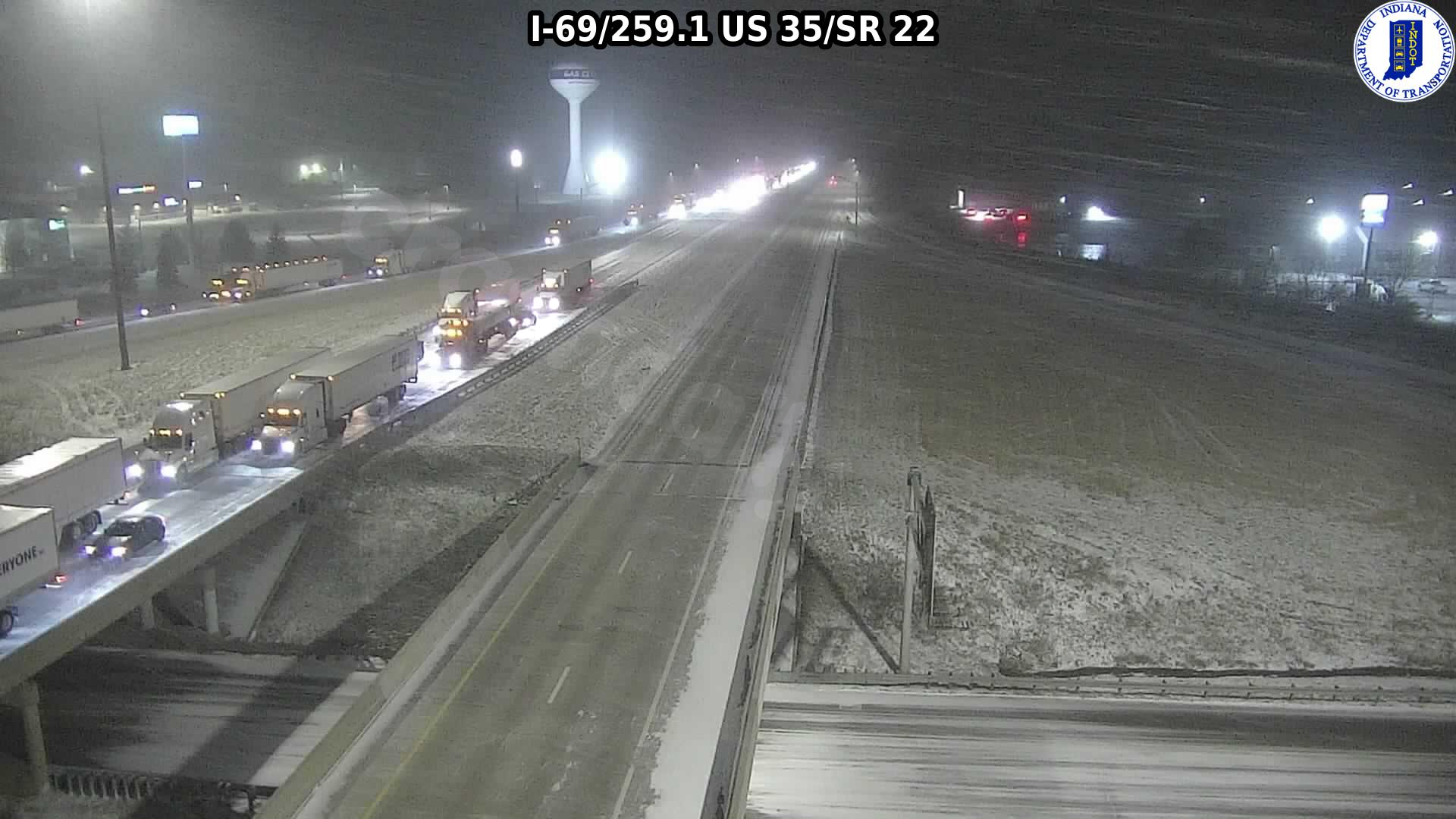 Crash forces temporary closure of Interstate 69 southbound in Grant County
