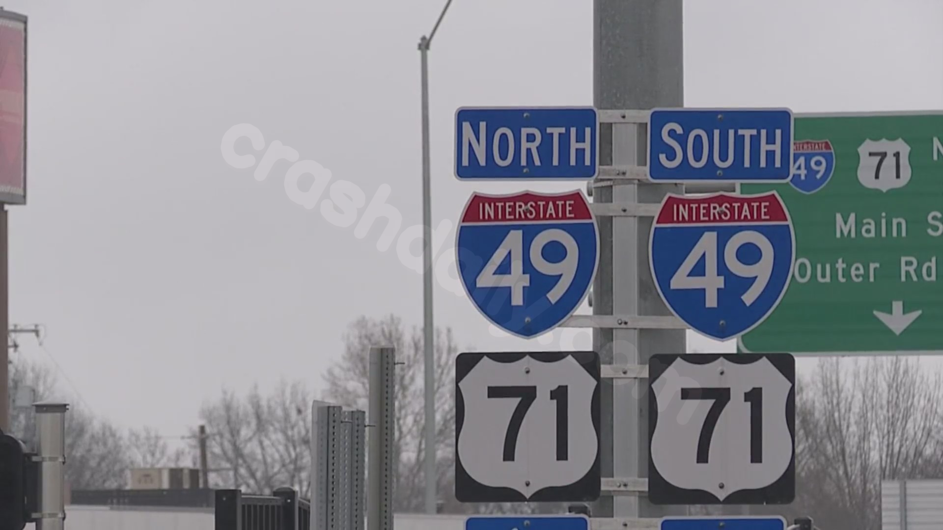 Wrong-way crash on I-49 leaves 1 dead, 2 seriously hurt in Harrisonville