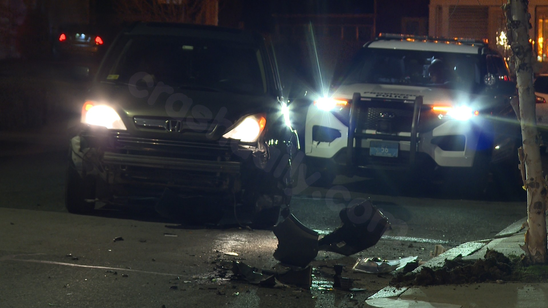 2-car crash under investigation in Providence