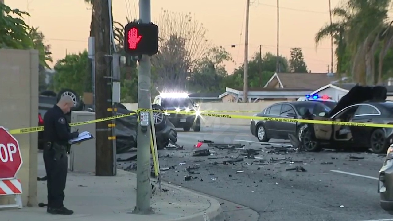 5-car crash in Covina sends at least 4 to the hospital