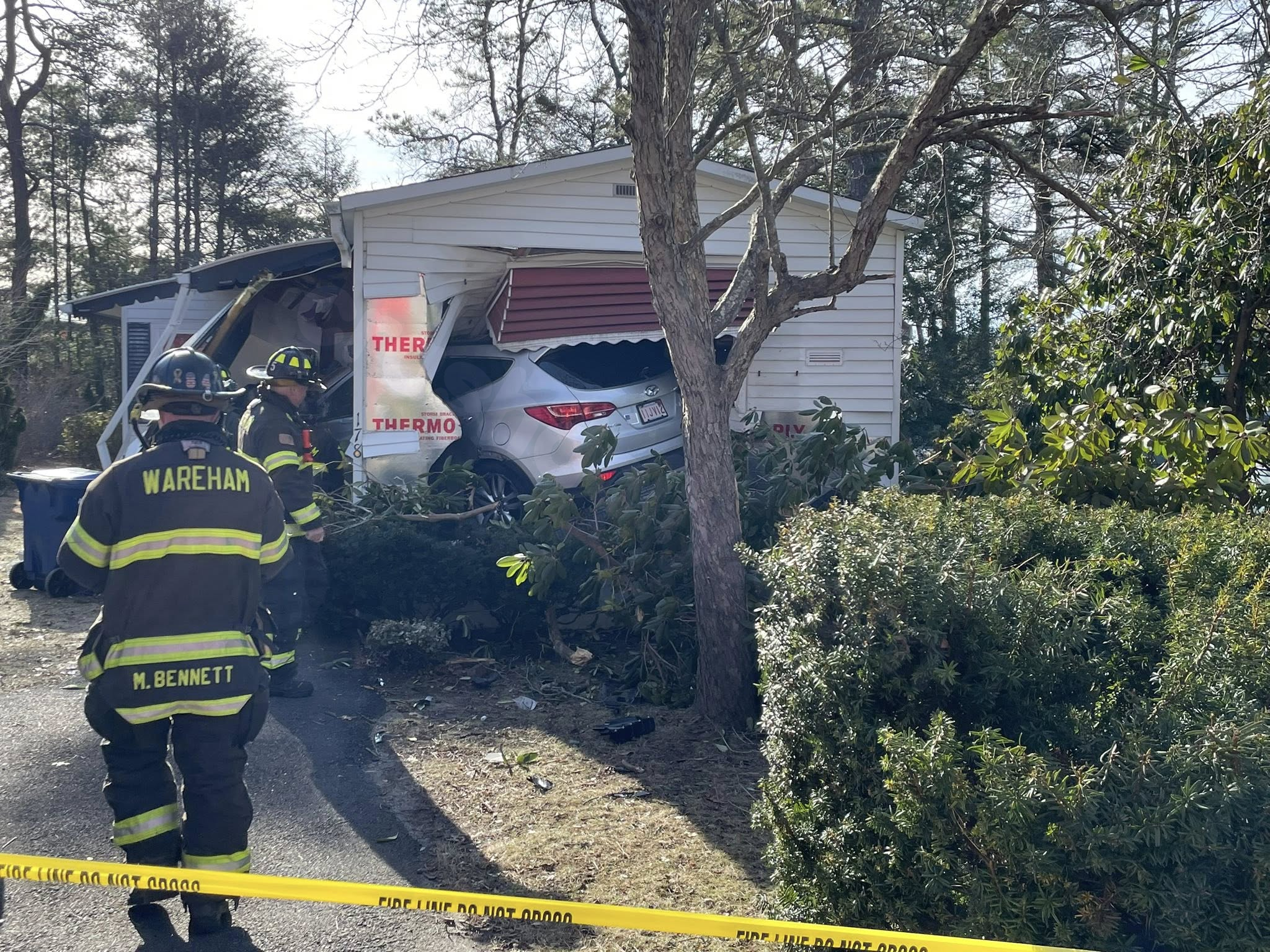Car crashes into Wareham home