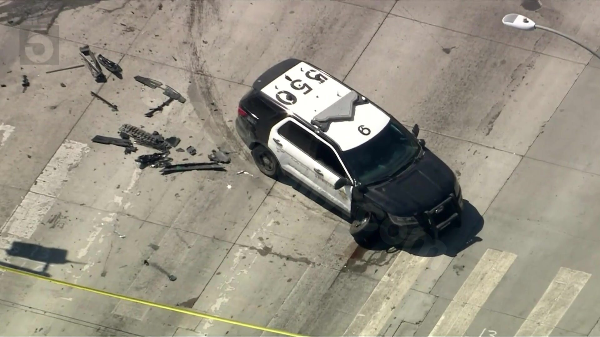 2 deputies transported to hospital after crash in West Hollywood