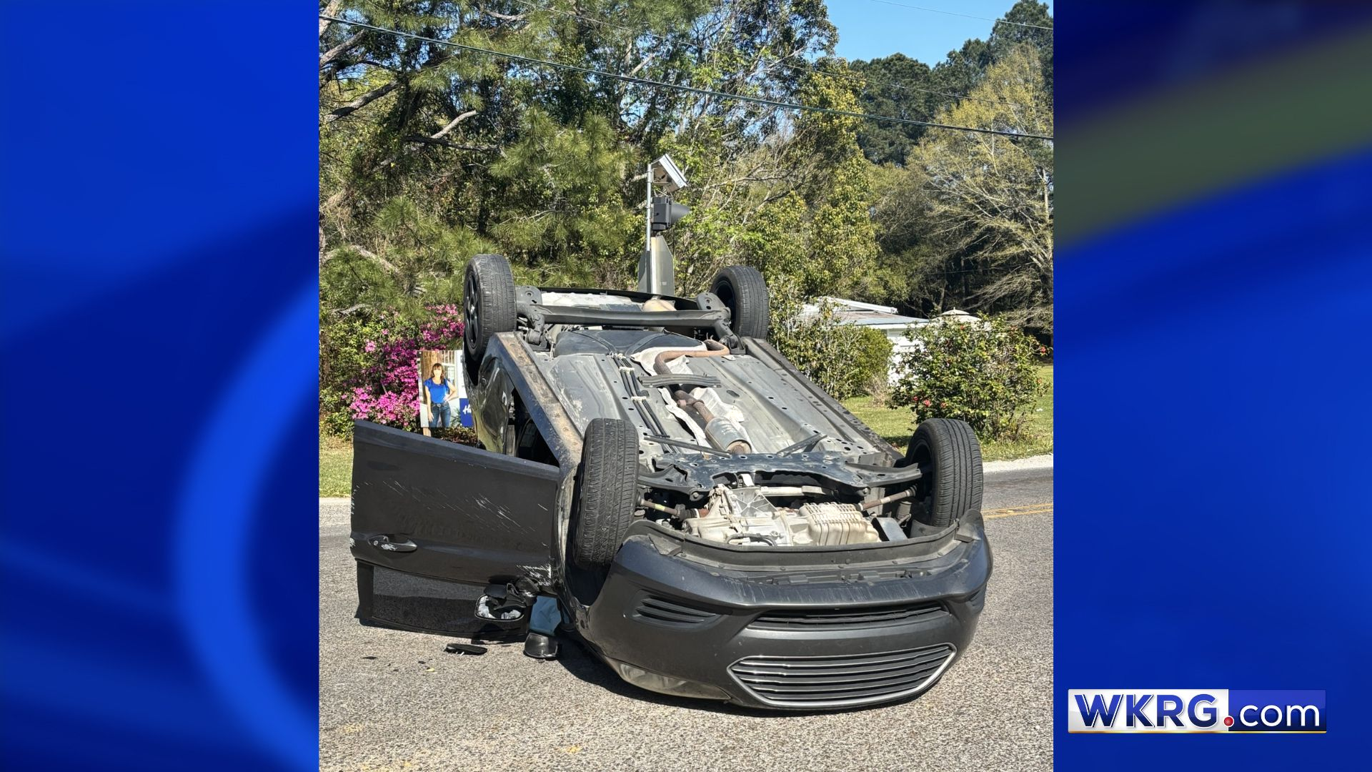 Grand Bay car crash leaves one injured