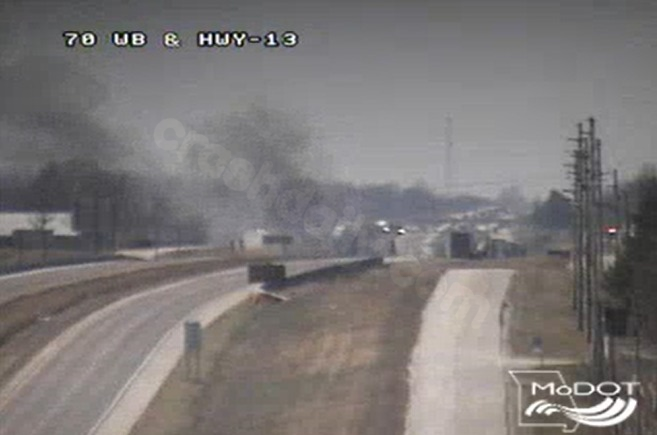 Multiple lanes on I-70 closed near Higginsville after deadly crash