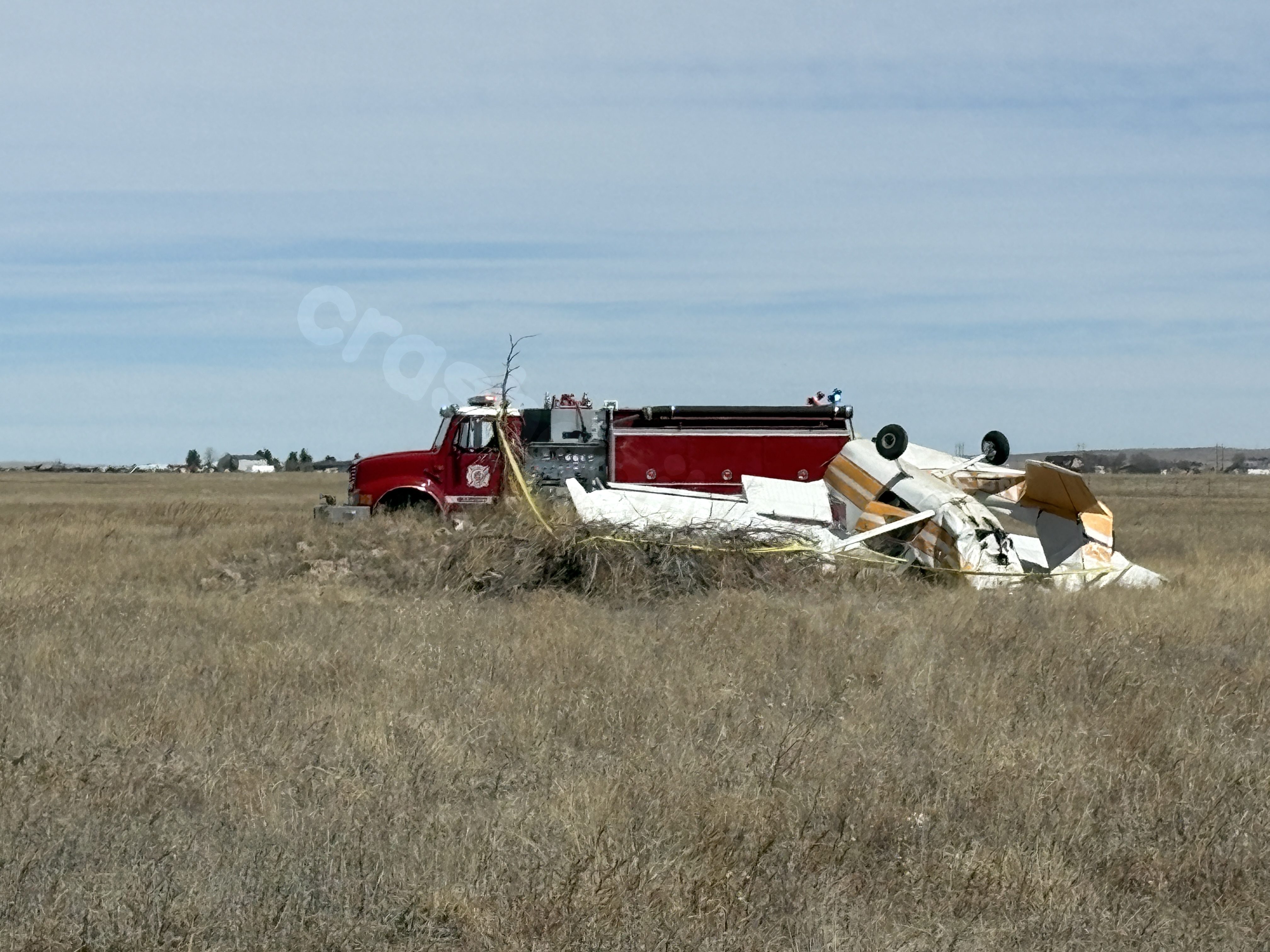 Airplane crash north of Ellicott injures one
