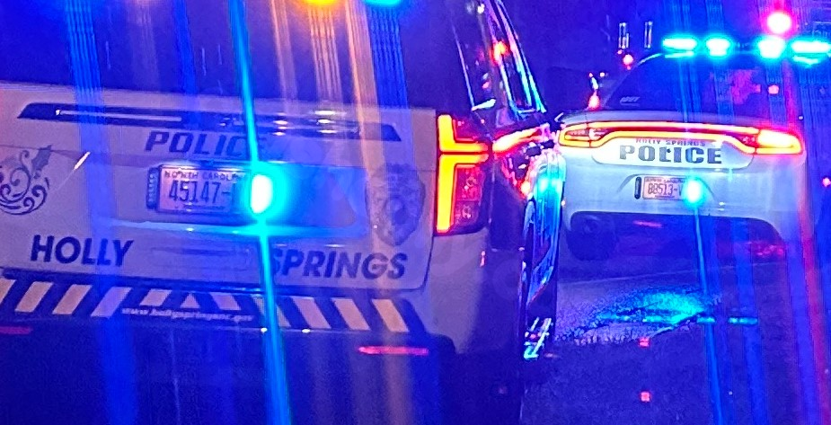 Car crash on Old Holly Springs Apex Road sends one to hospital, Holly Springs police say