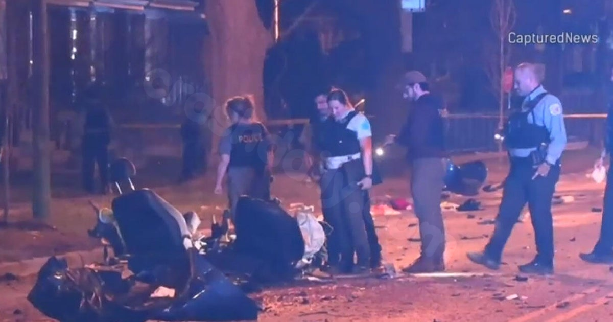 Car ripped apart in crash in Chicago's Ashburn neighborhood, 2 critically injured