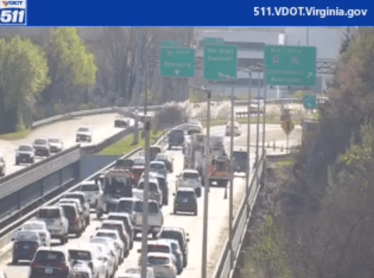 Multi-vehicle accident on I-64 has caused significant delays