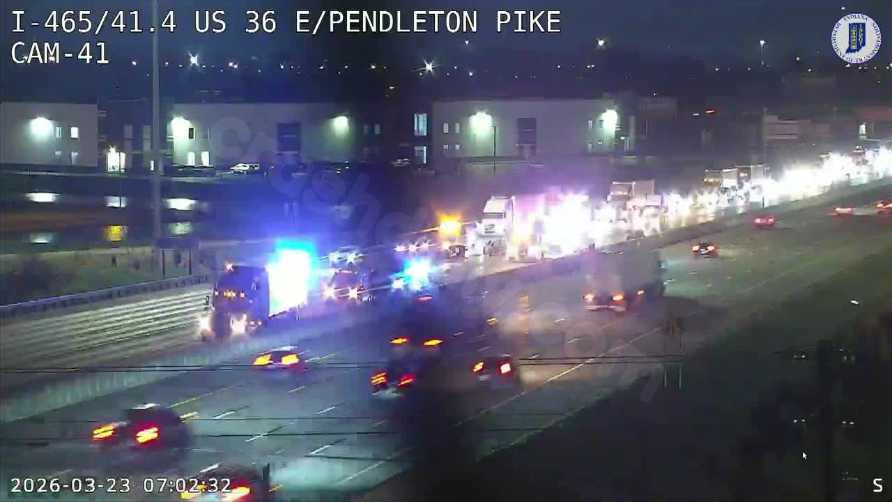 Crash closes part of I-465 on Indy’s east side