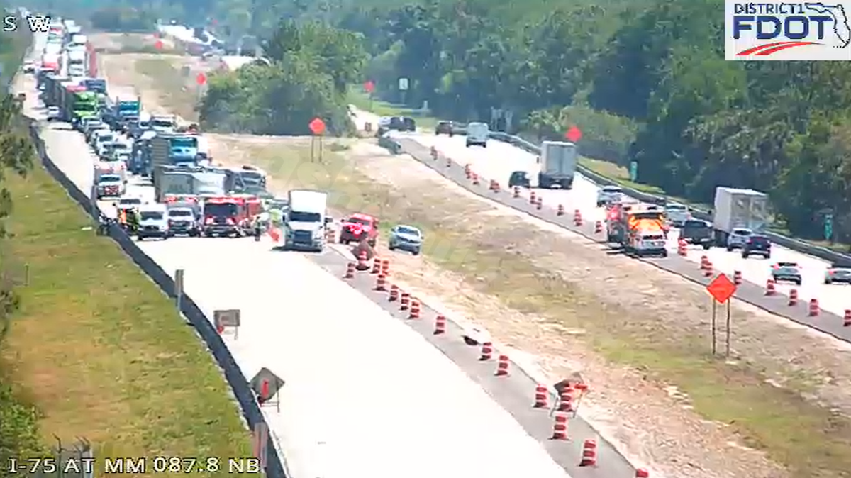 Crash leaves one dead, shuts down northbound I-75 on Alligator Alley in Collier County