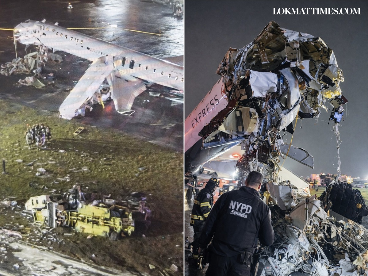 New York Plane Accident: Pilot and Co-Pilot Killed in LaGuardia Airport Crash; ATC Audio Surfaces