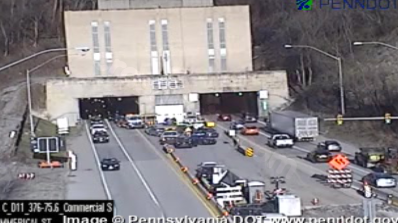 Multiple vehicles crash inside Squirrel Hill Tunnel closes outbound lanes | Massive delays
