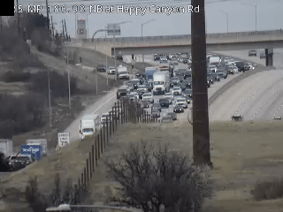 Parts of I-25 near Castle Rock closed due to crash