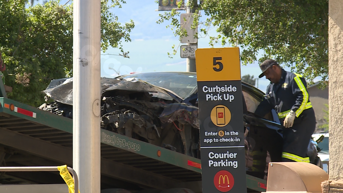 Driver in custody after crashing into Gonzales transformer and McDonald's