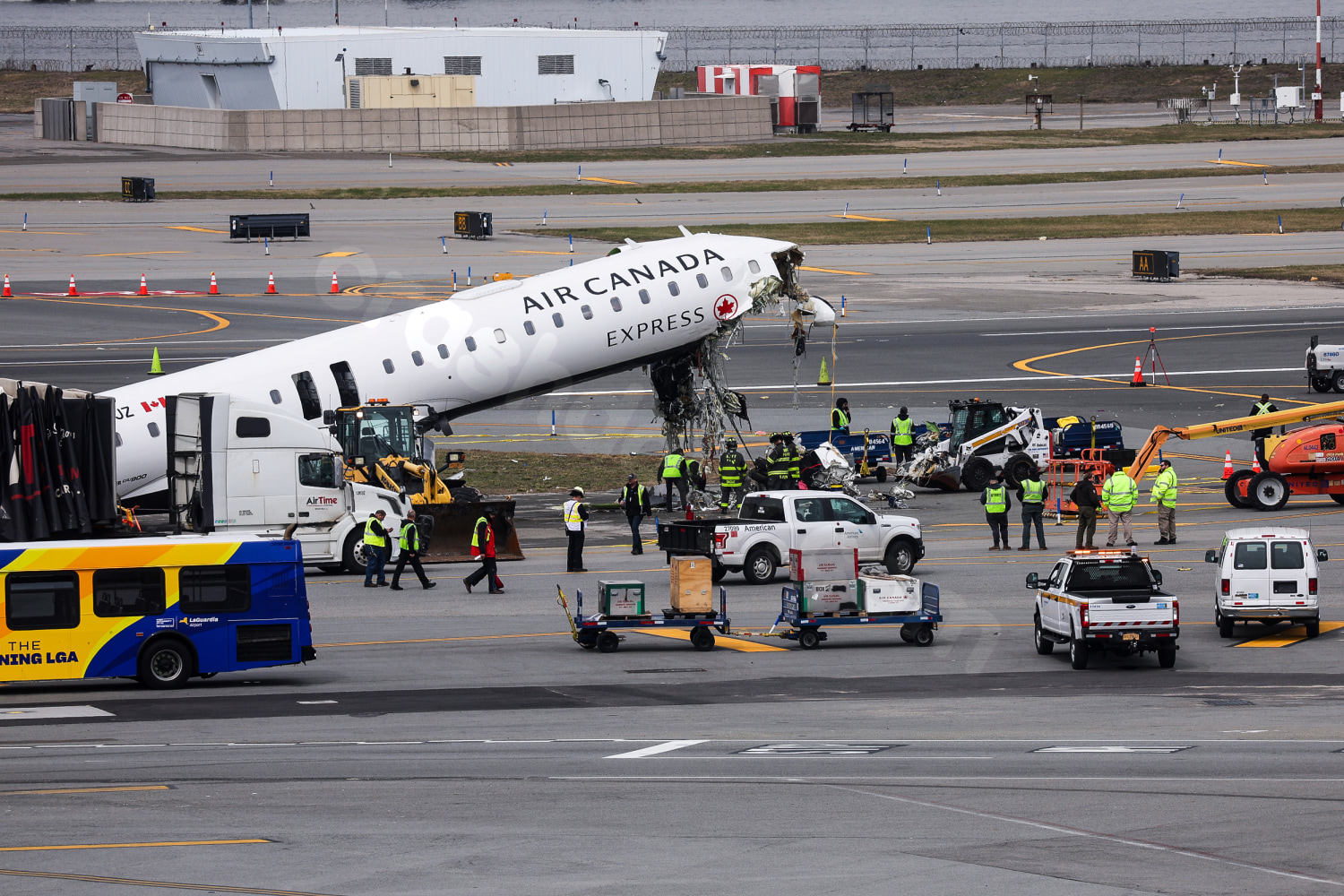 Investigators looking into why a runway safety system did not send an alert before fatal LaGuardia crash
