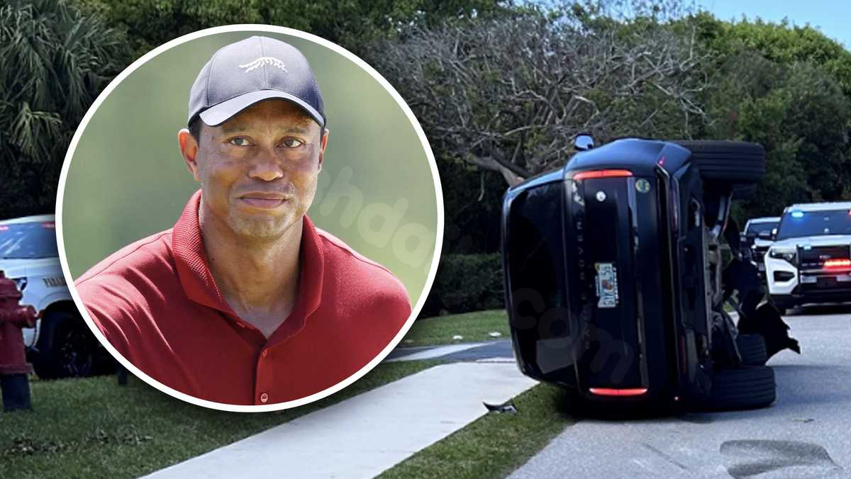 Tiger Woods arrested on suspicion of DUI after rollover car crash in Florida