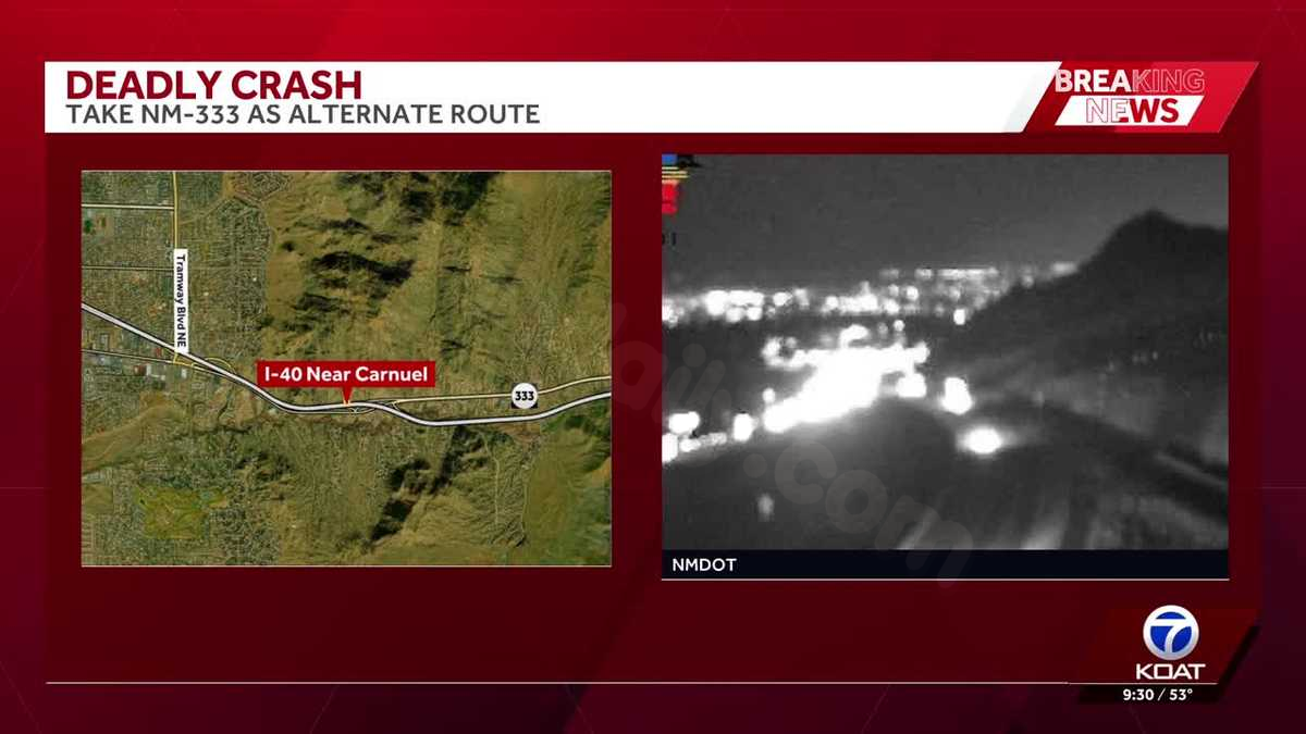 Fatal crash closes eastbound I-40