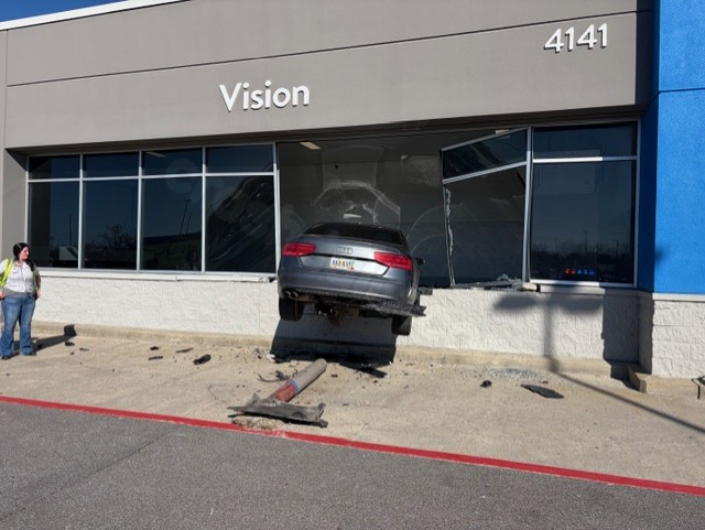 Car crashes through front of local Walmart after driver has medical emergency