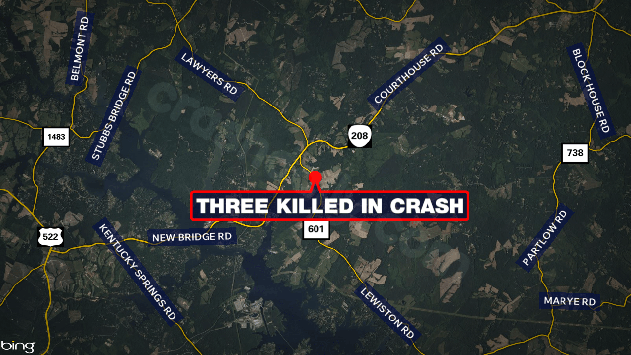 Three high school seniors killed in car crash in Spotsylvania