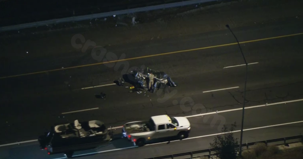 1 dead, adults and infants hospitalized in Riverside County after rollover crash on 215 Freeway