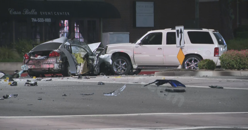 2 people dead, 3 others in critical condition after multi-vehicle crash in Anaheim