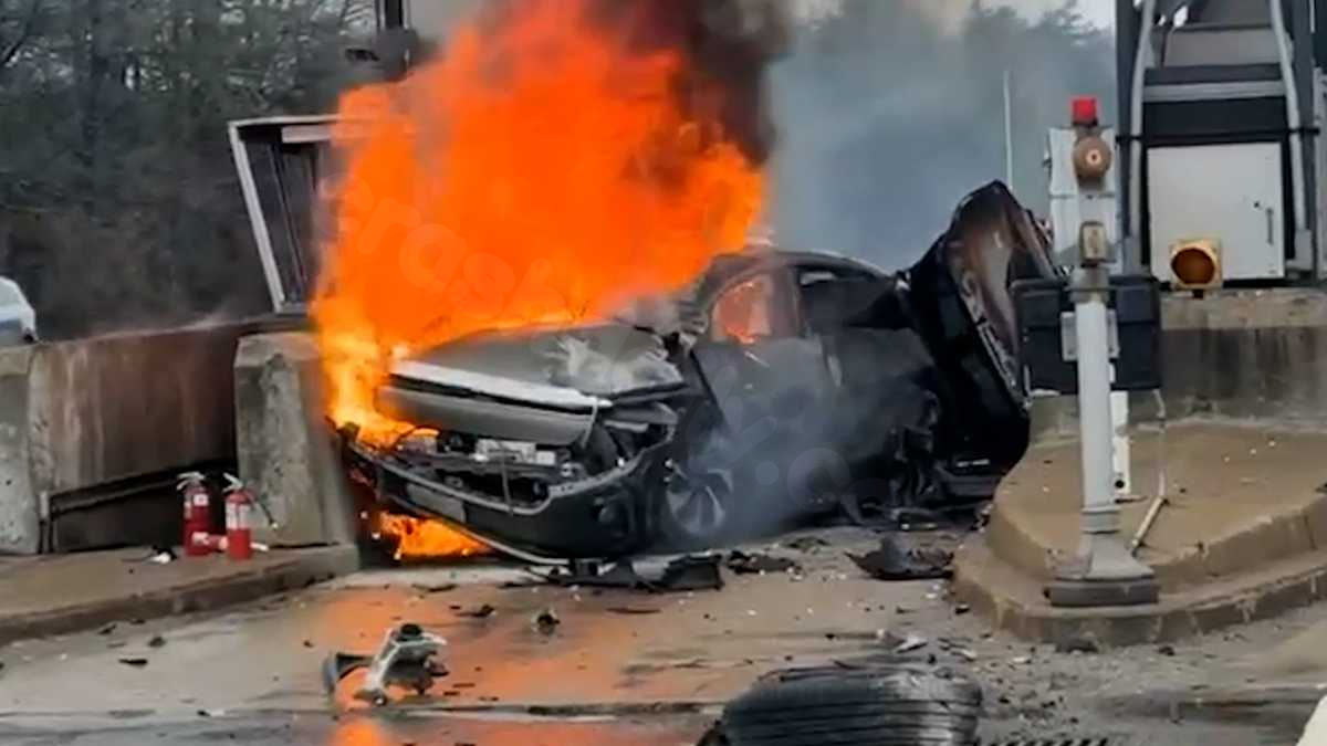 NH gov.'s security detail pulls driver from fiery crash at toll plaza