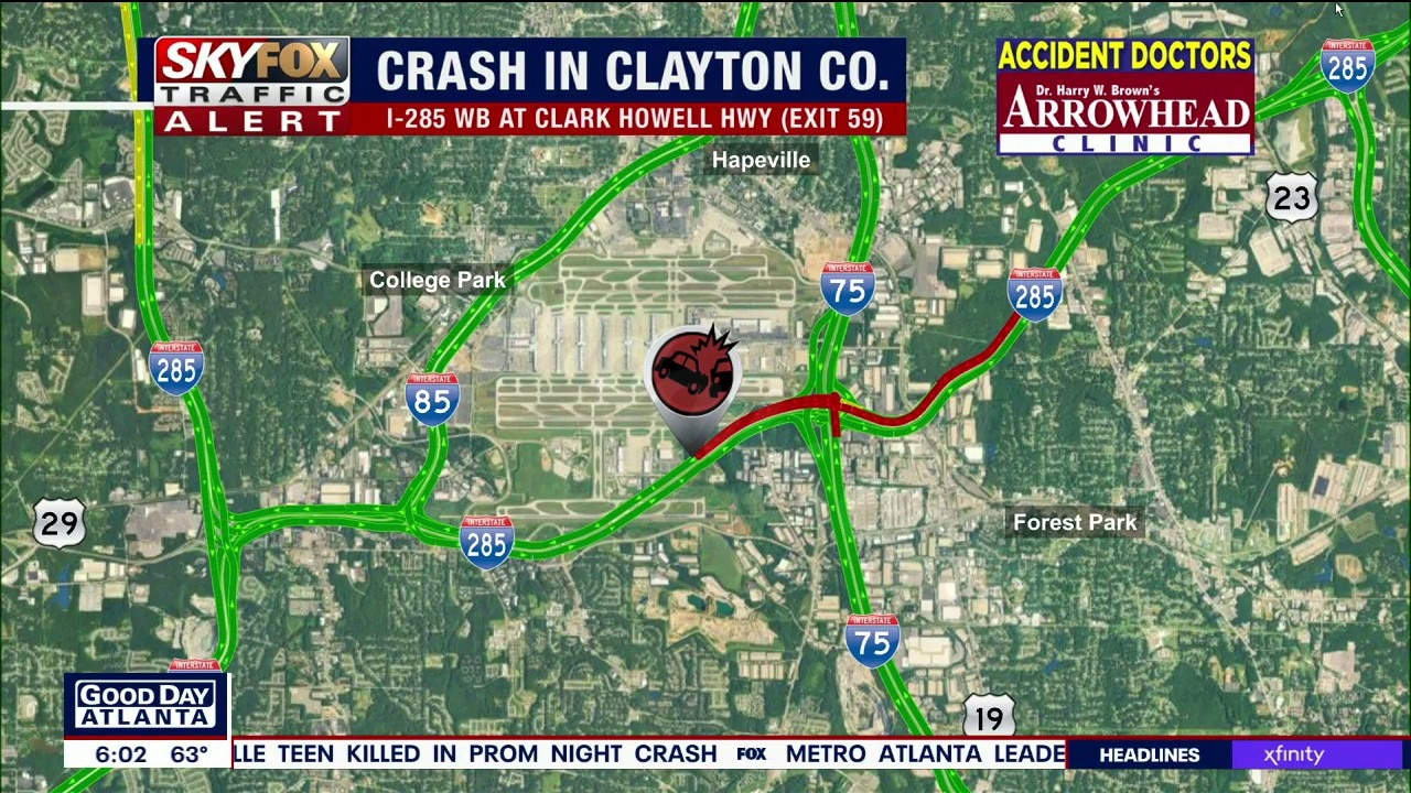 Multiple crashes snarl traffic across metro Atlanta | What we know
