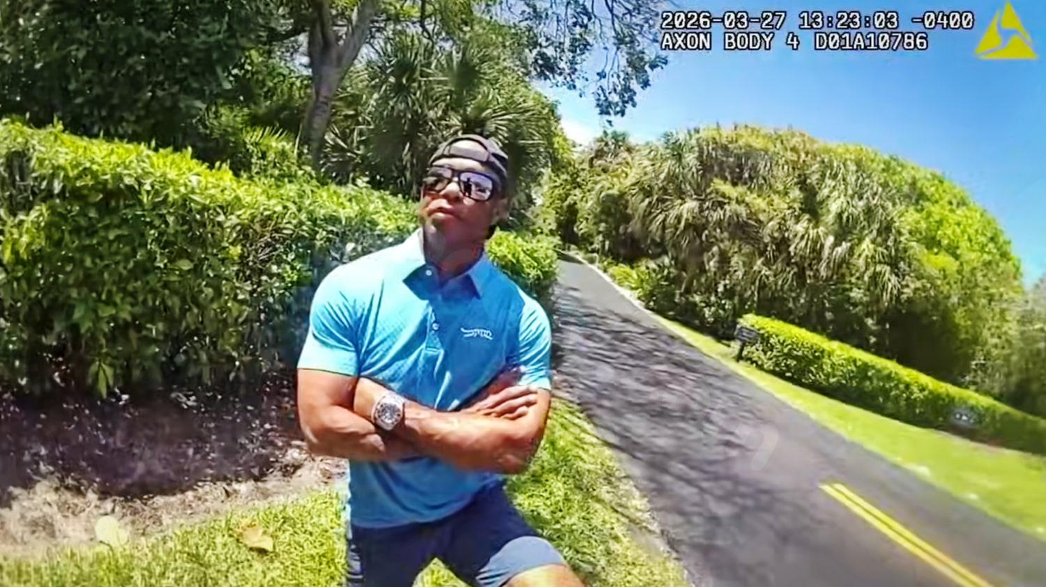 Tiger Woods body camera video released from rollover crash in Florida
