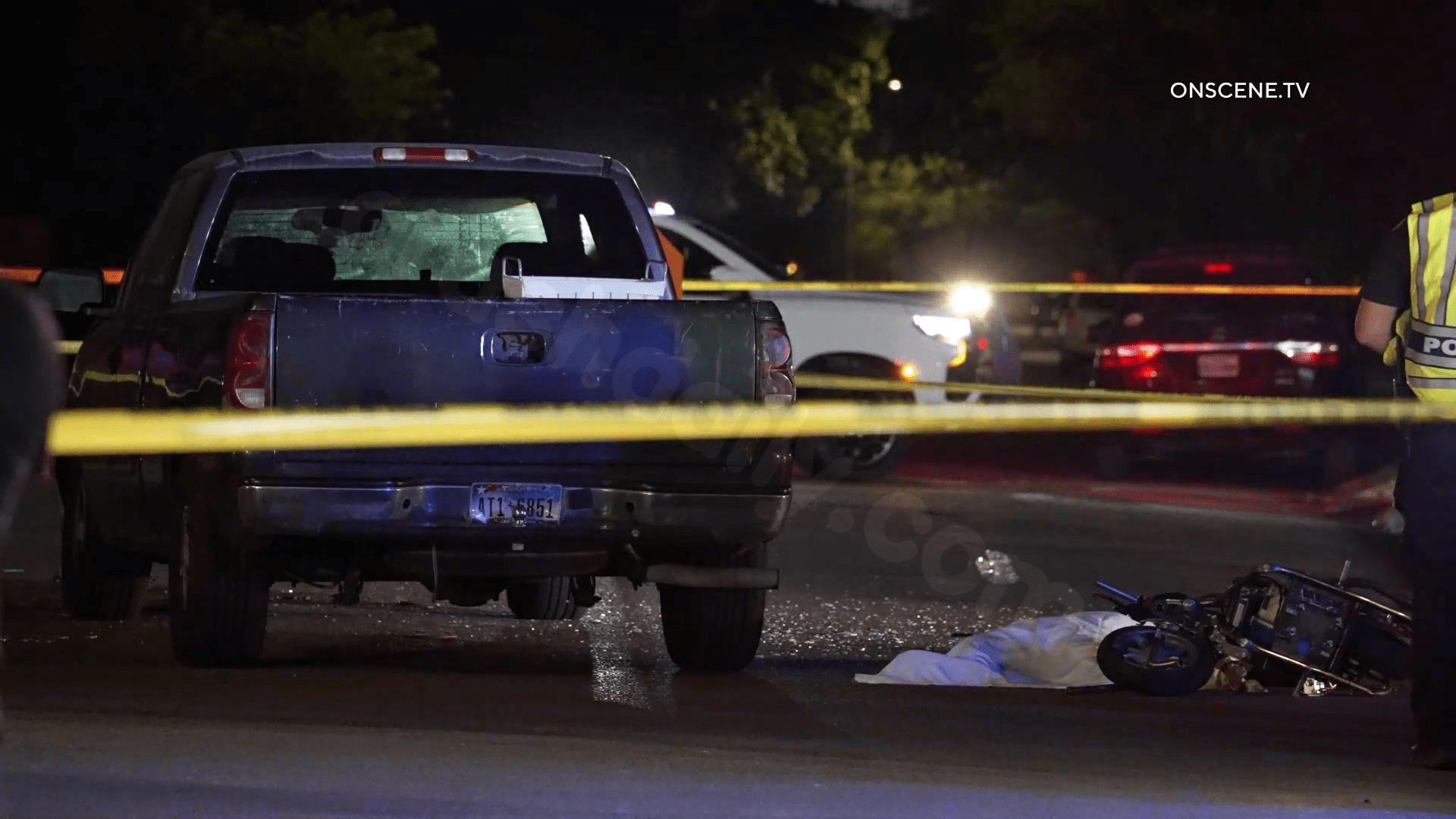 Deadly Crash Involving Pickup and Two Riders