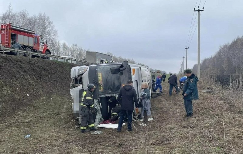 Fatal accident near Saratov involving children's bus