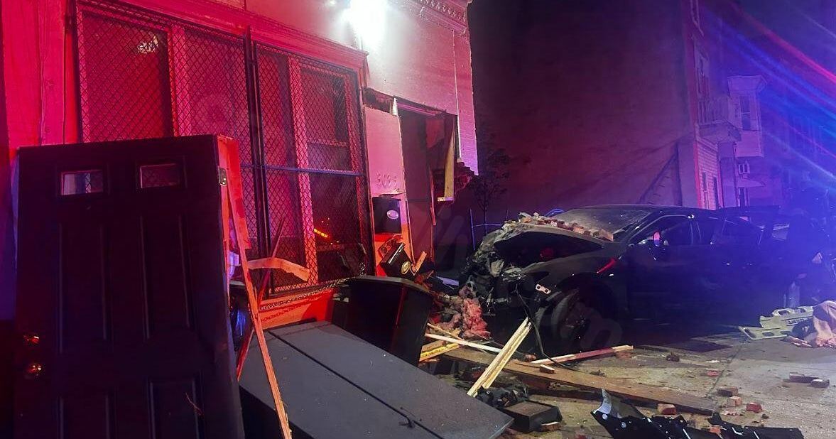 10 displaced after car crashes into North Philadelphia apartment building, neighbors raise safety concerns
