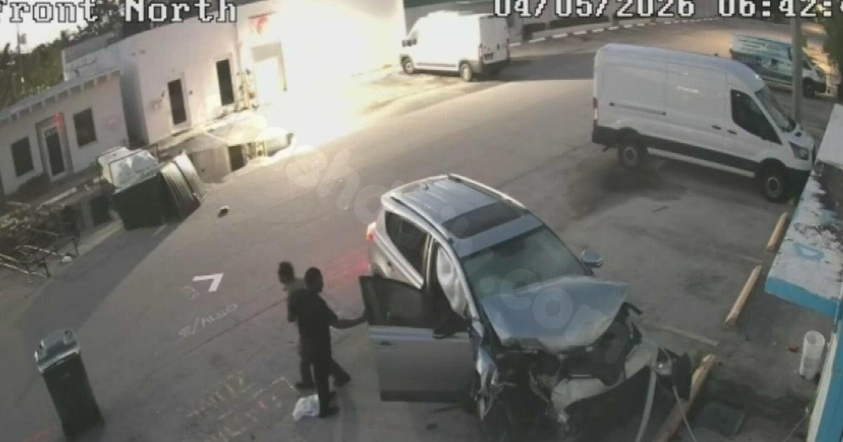 Shocking crash caught on video: Car slams into Oakland Park business