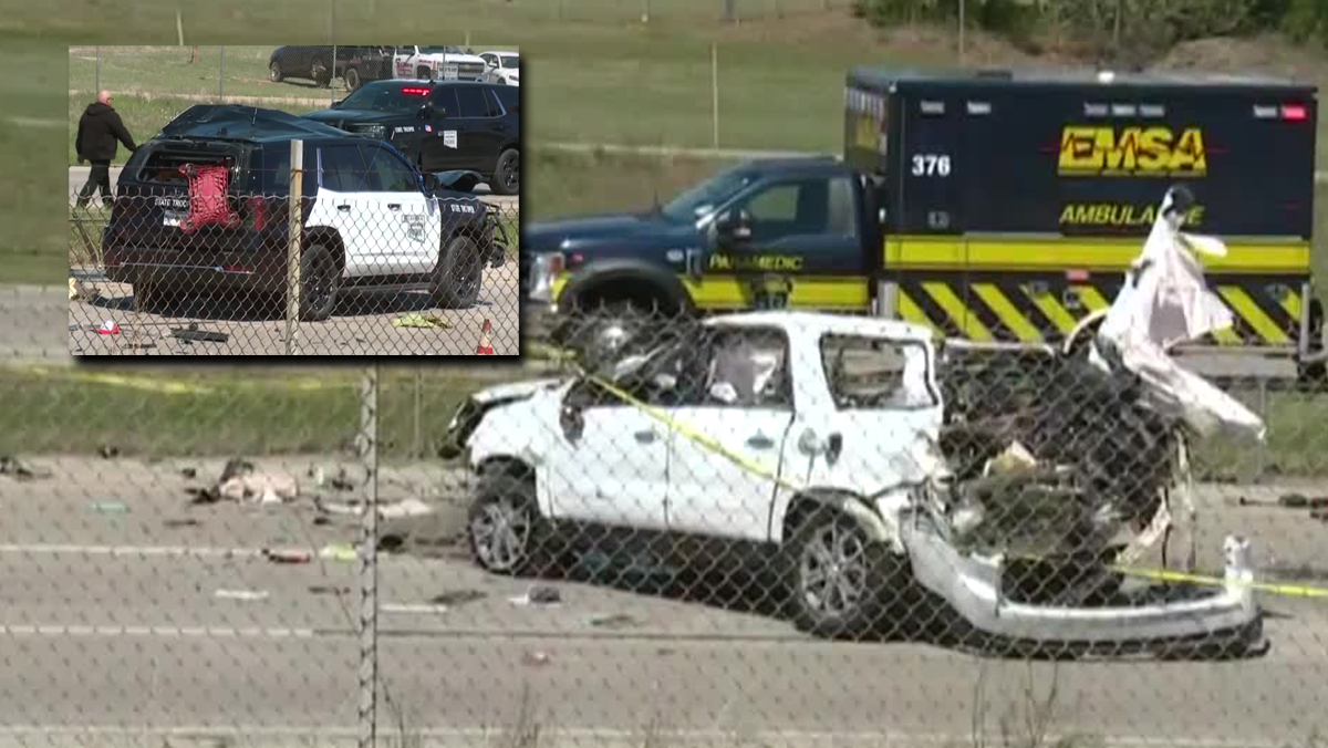 Crash involving trooper shuts down northbound I-35 in OKC
