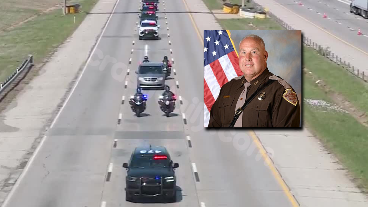 WATCH LIVE: Procession underway for OHP trooper killed in the line of duty