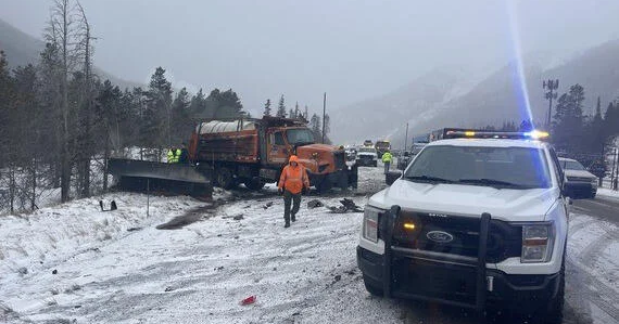Colorado snowplow driver charged in deadly icy crash with youth hockey team