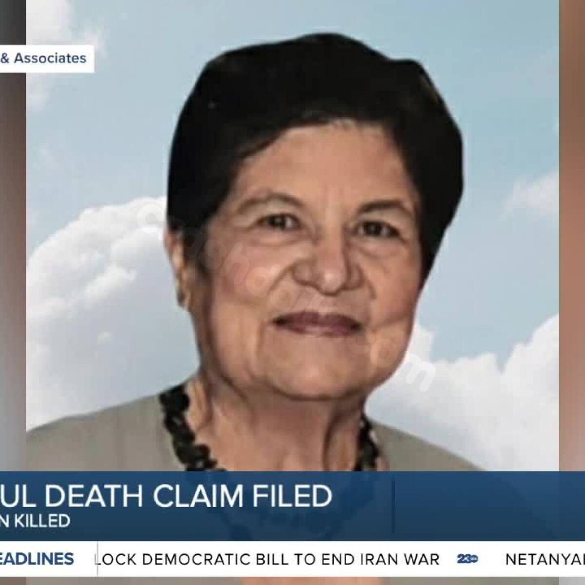 Family files wrongful death claim after 88-year-old woman is killed in crash with Kern County deputy