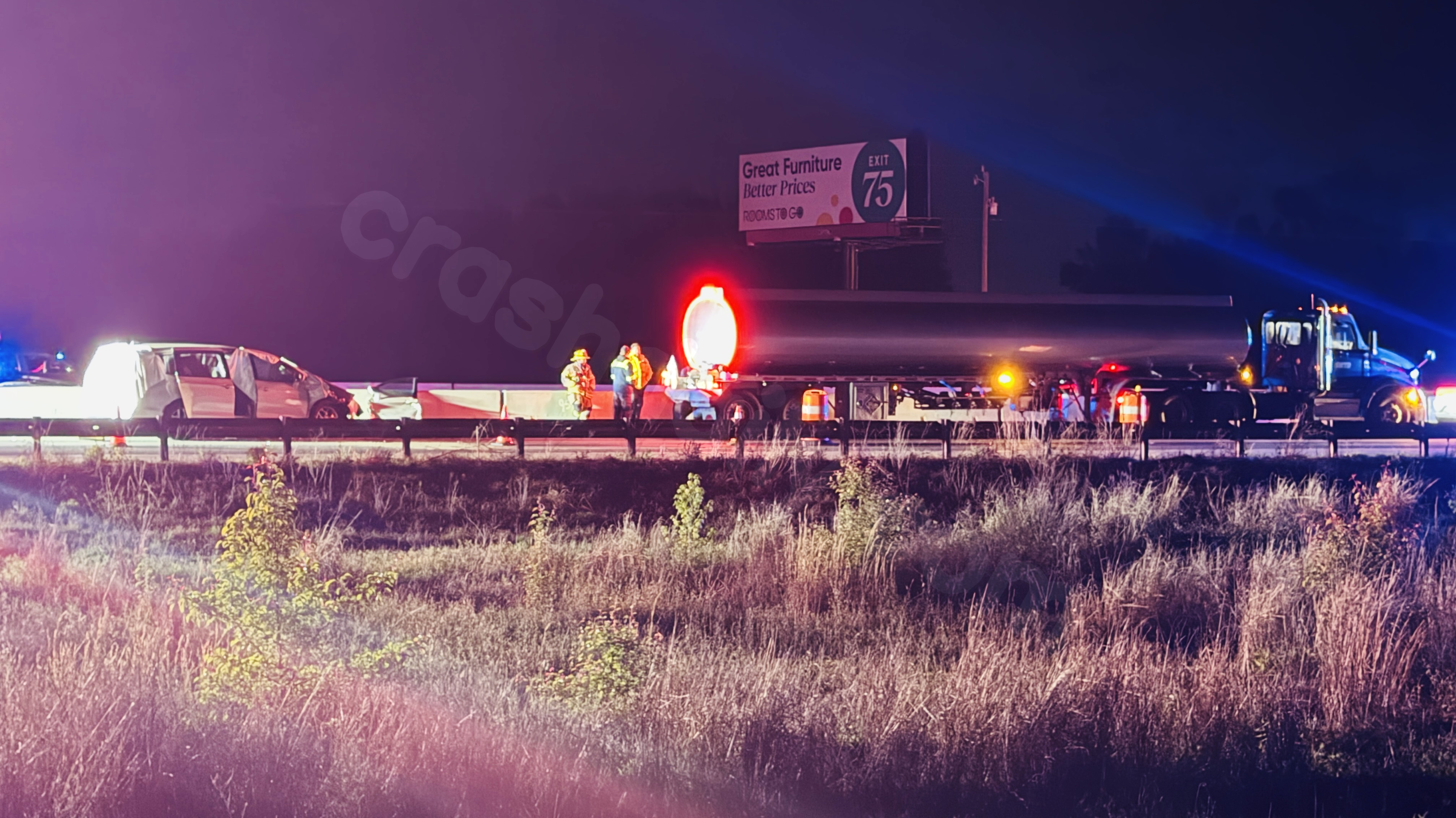 I-95 North reopens after fatal minivan crash involving gas tanker truck in Harnett County, officials say