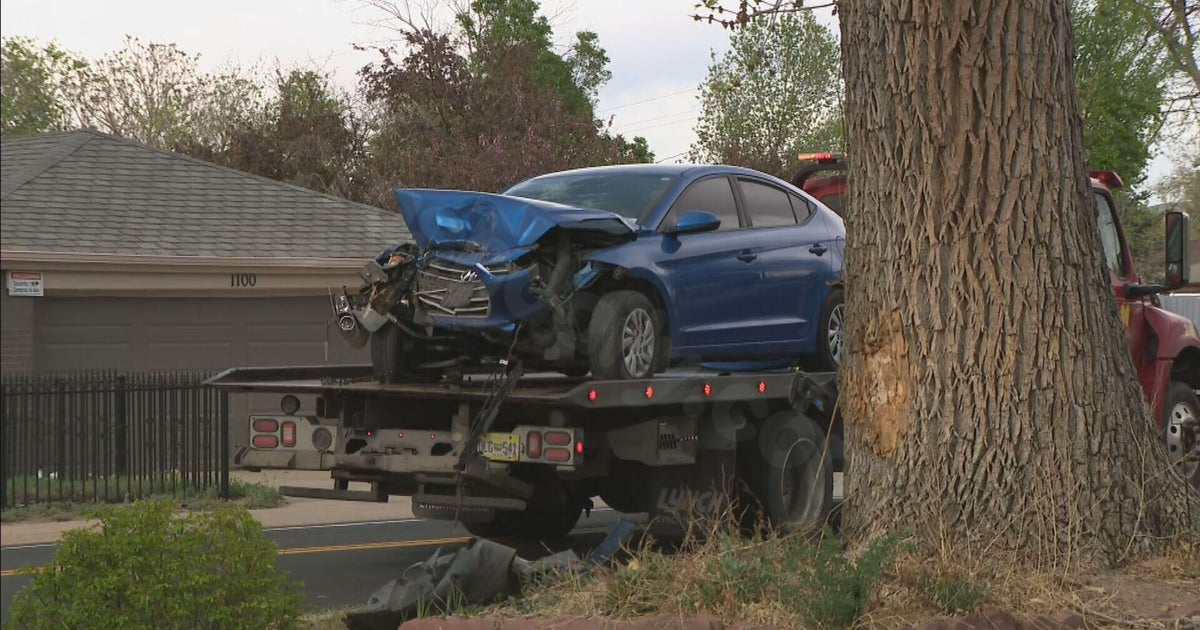 Aurora police say 9-year-old crashed stolen vehicle, two people in custody