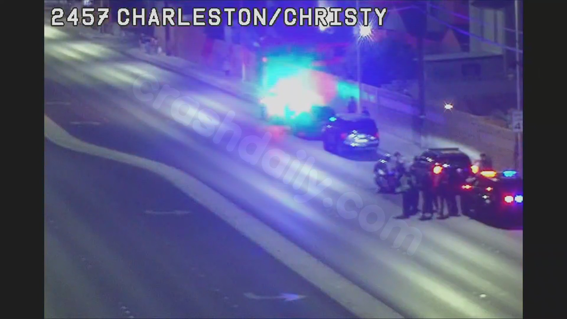 Las Vegas police investigate fatal motorcycle collision